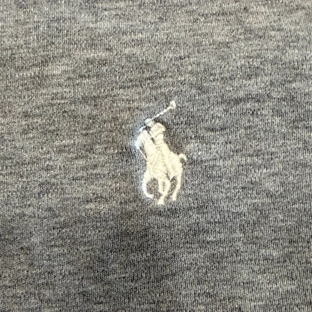 Polo by Ralph Lauren Heather Gray Long Sleeve Polo Shirt Mens XL - Picture 3 of 6